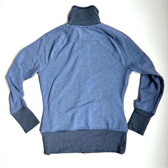 Adidas Blue Rose Gold Zip Sweatshirt M - Picture 2 of 8